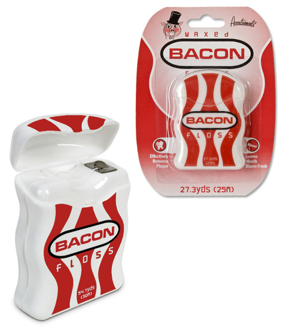 Tandtraad med baconsmag