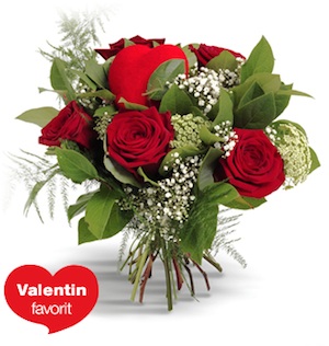 Blomster fra Euroflorist leveret direkte til døren